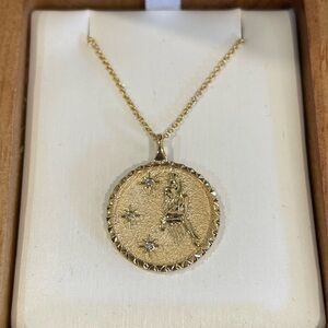 Gold Vintage Medallion Necklace